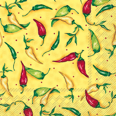 Peppers Cocktail Napkins