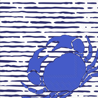 Waterline Crab Cocktail Napkins