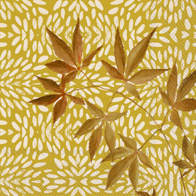 Babette Cocktail Napkin yellow