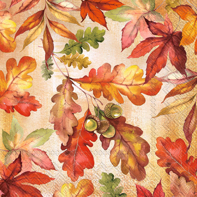 Bright Autumn Cocktail Napkin