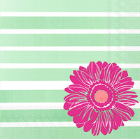 Pattern Play Gerbera Daisy Cocktail Napk