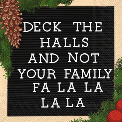 Deck The Halls Cocktail Napkin