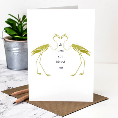 Coulson Macleod Flamingoes Greeting Card