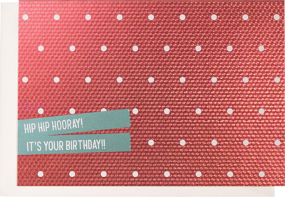 Enfant Terrible Hip Hip Hooray Card