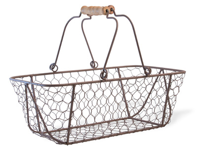 Chicken Wire Shopper Basket