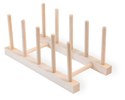 Bamboo Animals Plate Rack