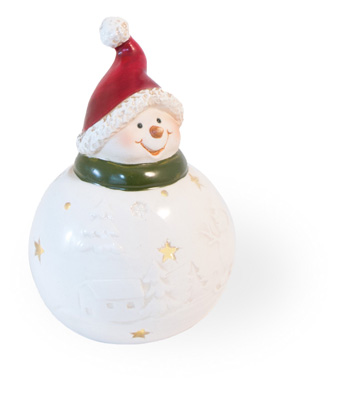 Happy LED Snowman