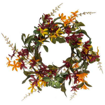 Small Harvest Hues Floral Wreath