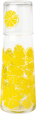 Lemon Bar Carafe and Glass