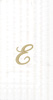 Monogram E Guest Towels