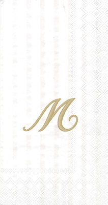 Monogram M Guest Towels