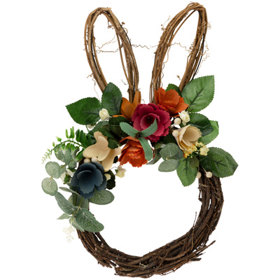 Rachel Rabbit Grapevine Wreath