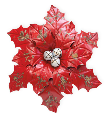 Red Poinsettia Wall Art