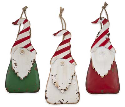 Joy Metal Hanfing Gnomes (Set of 3)