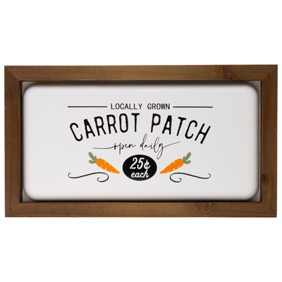 Carrot Patch Metal Sign