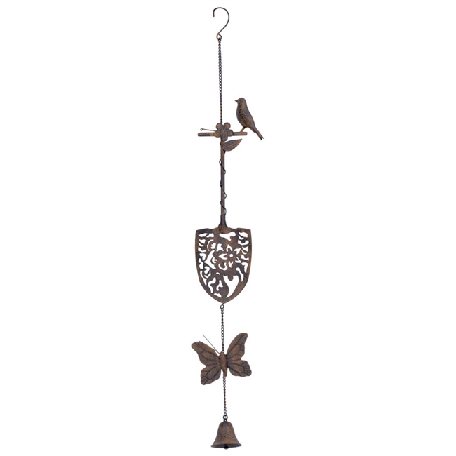 Garden Critters Bird Butterfly & Shovel Chime