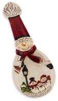 Jolly Snowman Spoon Rest