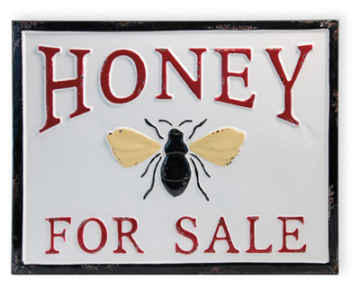 Honey For Sale Vintage Sign