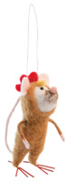 Farmhouse Style Clucky the Chicken Mouse Ornament