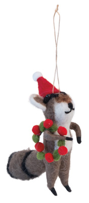 Ramone Raccoon Ornament