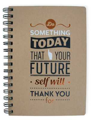 Future Self Wire Notebook Large