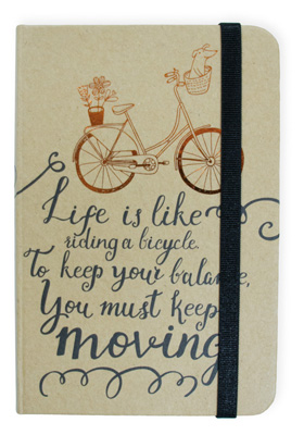 Bicycle Hard Kraft Journal Small