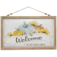 Welcome To Pumpkin Patch Sign