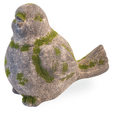 Fantasy Garden Bird Moss Statue