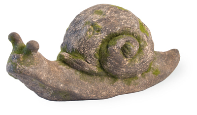 Fantasy Garden Snail Moss Statue