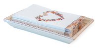 Beaded Guest Caddy Tray Cream