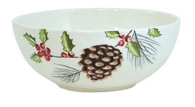 Yuletide Pinecone Small Bowl