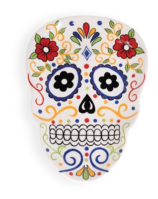 Day of the Dead Skull Plate