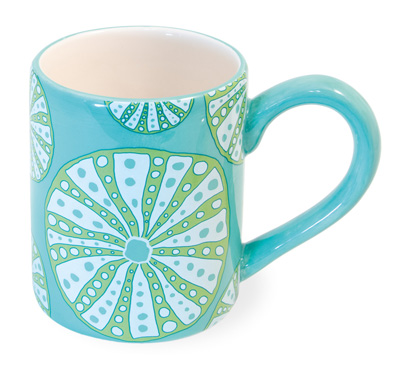 Turquoise Urchin Mug
