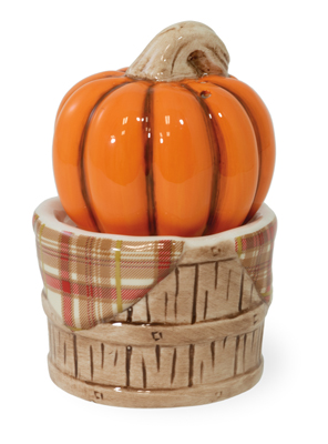 Pumpkin Basket Salt & Pepper Set