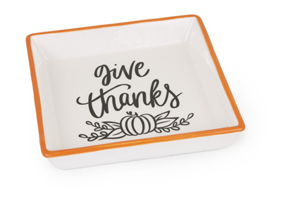 Give Thanks Caddy Dish