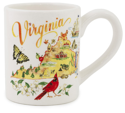 Rosanne Beck - Virginia State Collection VA Mug