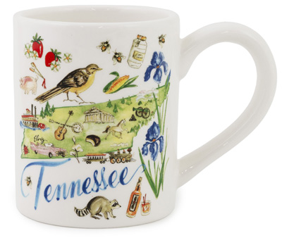 Rosanne Beck - Tennessee State Collection TN Mug