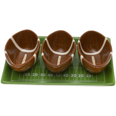 Football Fever Condiment Tray