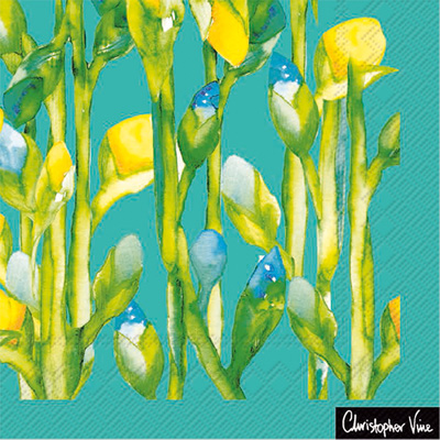 Christopher Vine Iris Fields Lunch Napkins