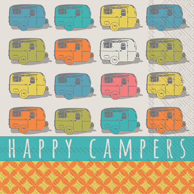 Happy Campers Lunch Napkins