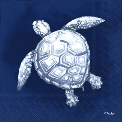 Dark Sea Sea Turtle Lunch Napkin