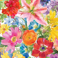 Abundant Floral Lunch Napkin