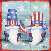 Freedom Gnomes Lunch Napkin