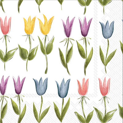 Tulip Pattern Lunch Napkin