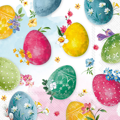 Eggs Painting Lunch Napkin
