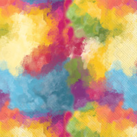 Rainbow Pattern Lunch Napkin