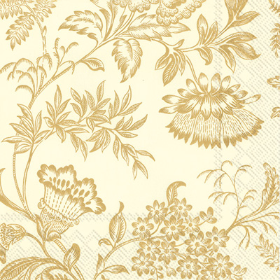 Florence Cream/Gold Lunch Napkins