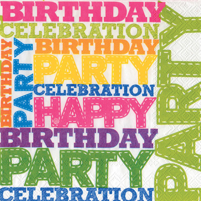 Birthday Party Lunch Napkins