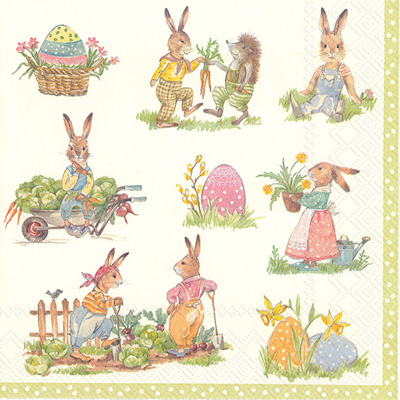 Stories of Bunnies Lunch Napkins