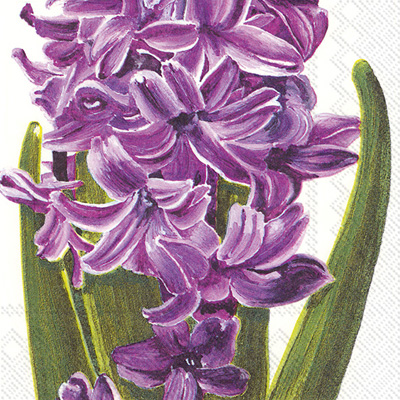 Lilac Hyacinth Lunch Napkins